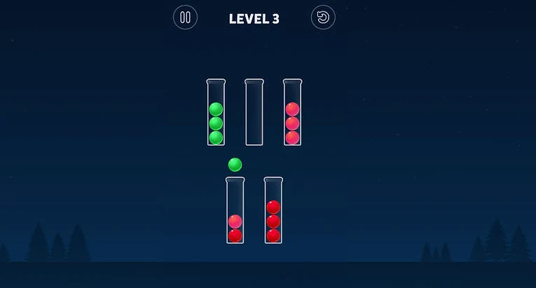 Ball Sort Puzzle Color Tubes - Game screenshot