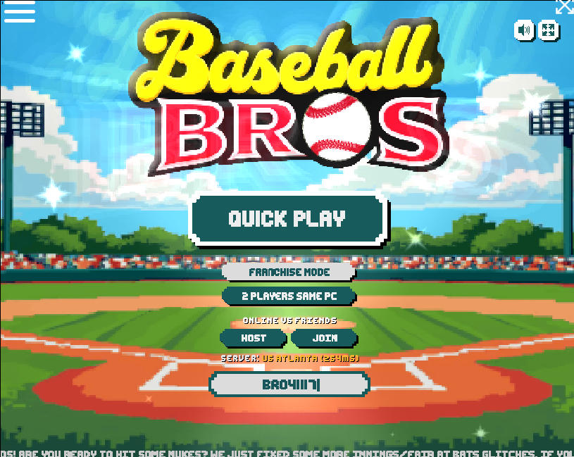Baseball Bros 2player - Game screenshot