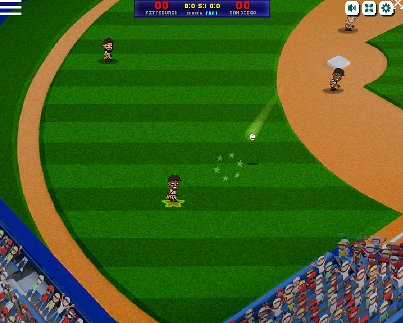 Baseball Bros Batting - Game screenshot