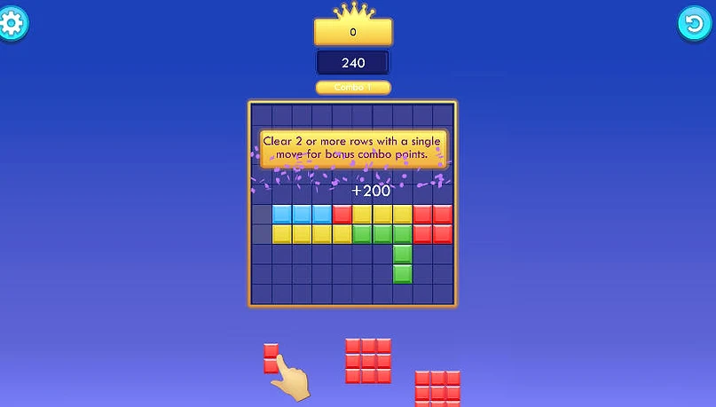 Block Color Puzzle Blast Combo - Game screenshot