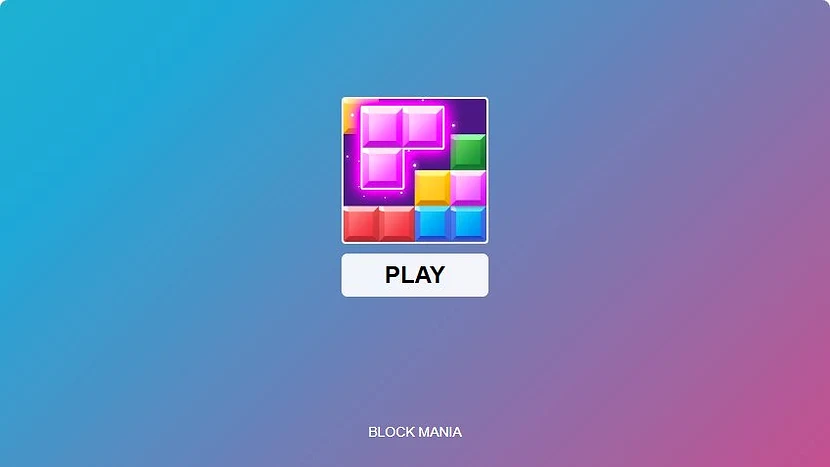 Block Mania Puzzle Gameplay Block Mania Puzzle Gameplay - Game screenshot