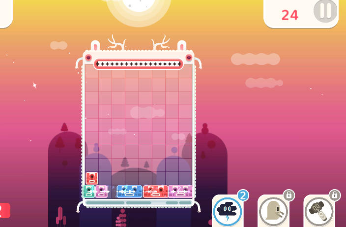 Blocky Rush Colorful Blocks - Game screenshot