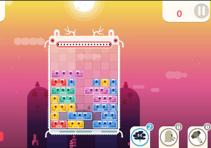 Blocky Rush Obstacle Jumping - Game screenshot