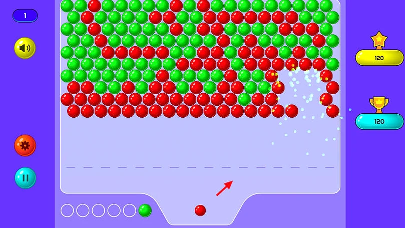Bubble Shooter Remastered High Score - Game screenshot