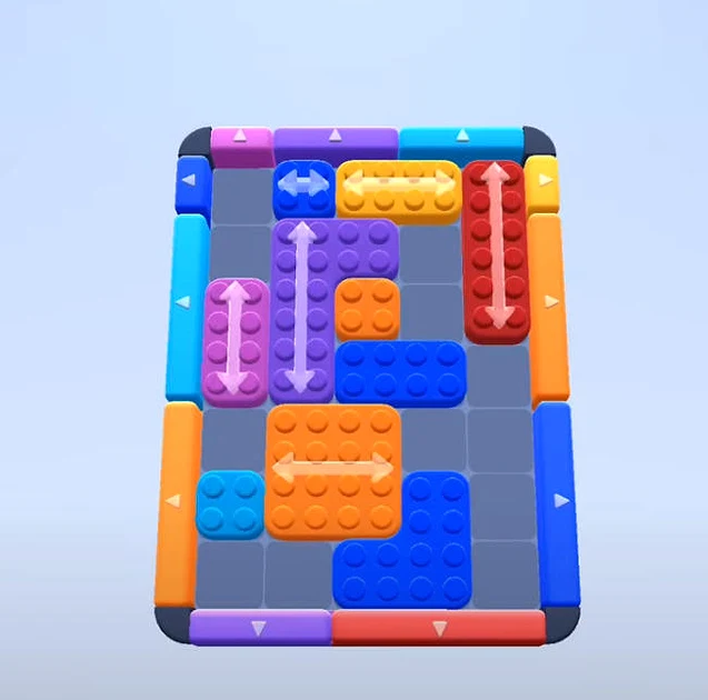 Color Block Jam Colorful Gameplay - Game screenshot