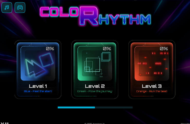 Color Rhythm Musical Gameplay Color Rhythm Musical Gameplay - Game screenshot