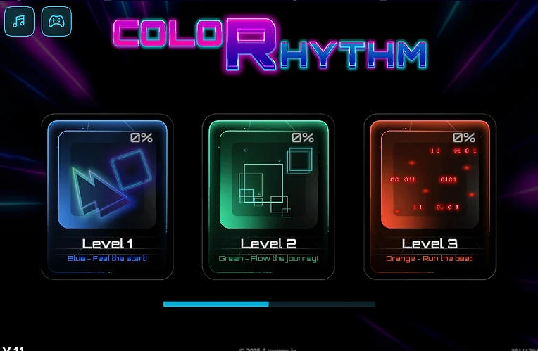 Color Rhythm Musical Gameplay - Game screenshot