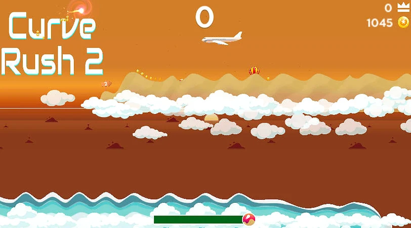 Curve Rush 2 Curved Gameplay Curve Rush 2 Curved Gameplay - Game screenshot