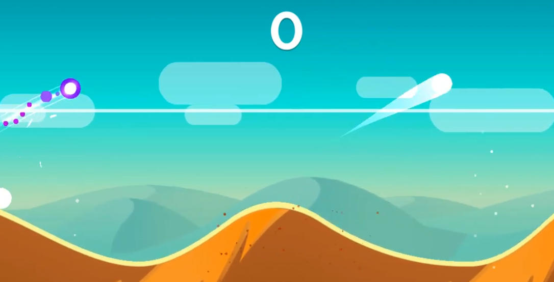 Curve Rush Air Jump - Game screenshot