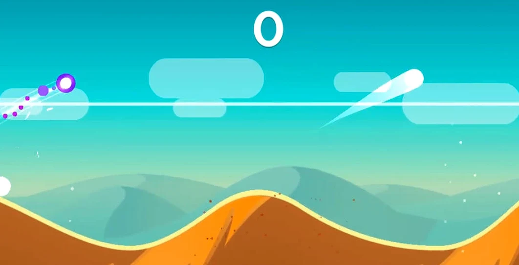 Curve Rush Air Jump - Game screenshot
