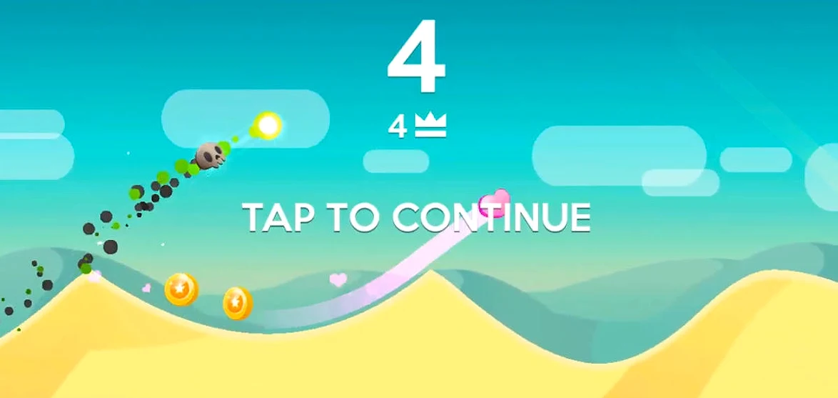 Curve Rush Perfect Landing - Game screenshot