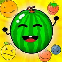Fruit Merge Watermelon Action - Game screenshot