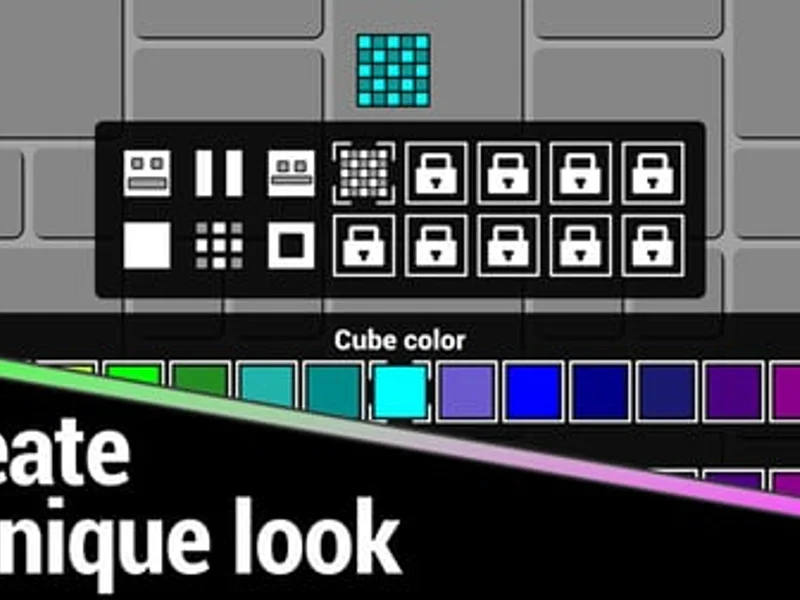 Geometry Dash Hyper Cube Challenge Action - Game screenshot