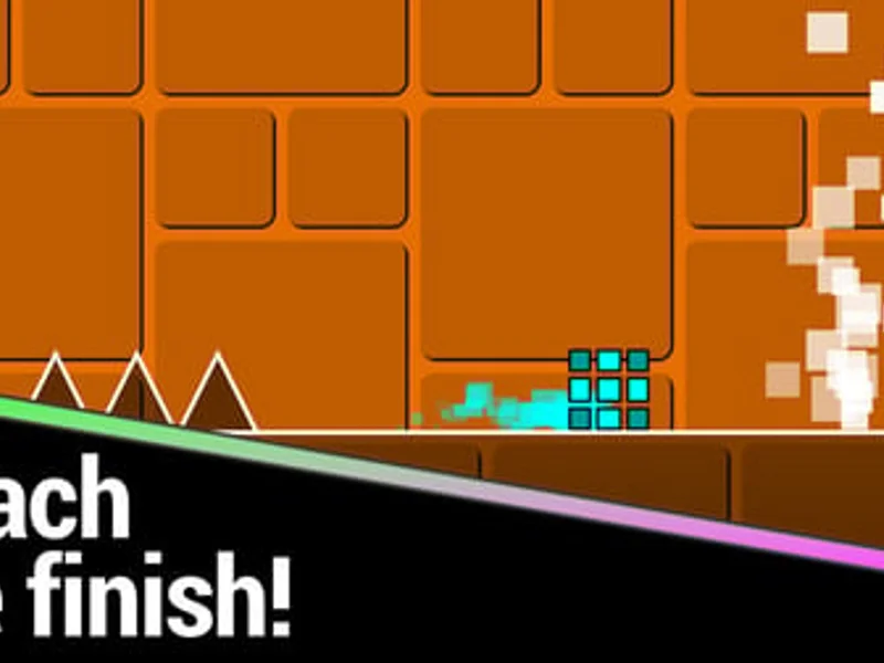Geometry Dash Hyper Cube Challenge Level - Game screenshot
