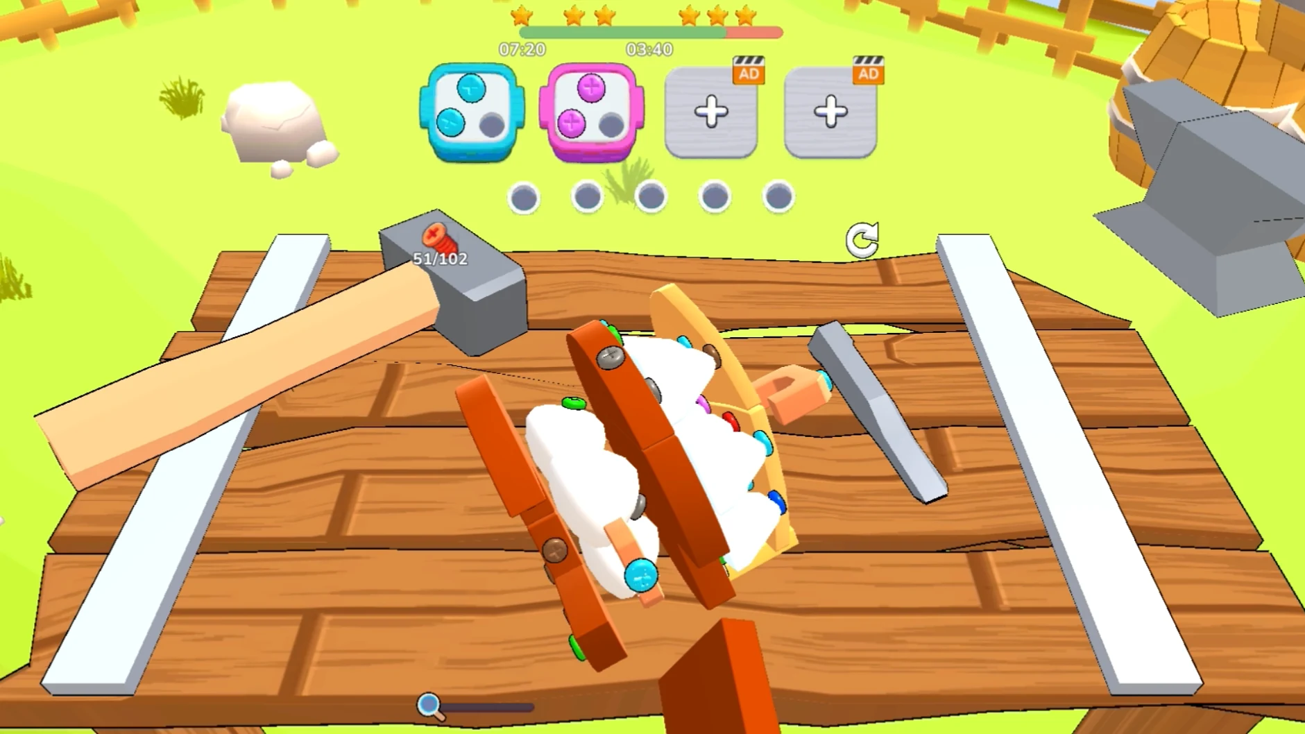 Get A Screw Puzzle Character Get A Screw Puzzle Character - Game screenshot