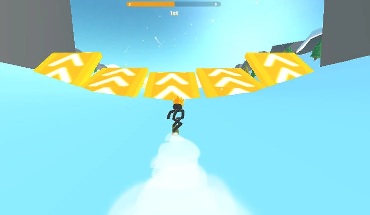 Icy Dash Ice Platform Running Icy Dash Ice Platform Running - Game screenshot