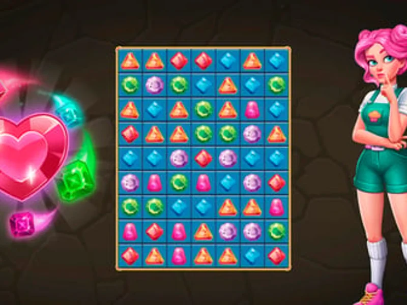 Match3  Colorful World Gameplay - Game screenshot