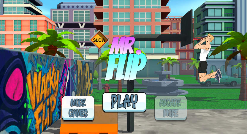 Mr Flip Parkour Action - Game screenshot