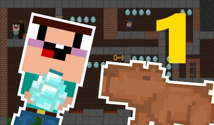 Nubik And Capybara Prison Break Gameplay Nubik And Capybara Prison Break Gameplay - Game screenshot