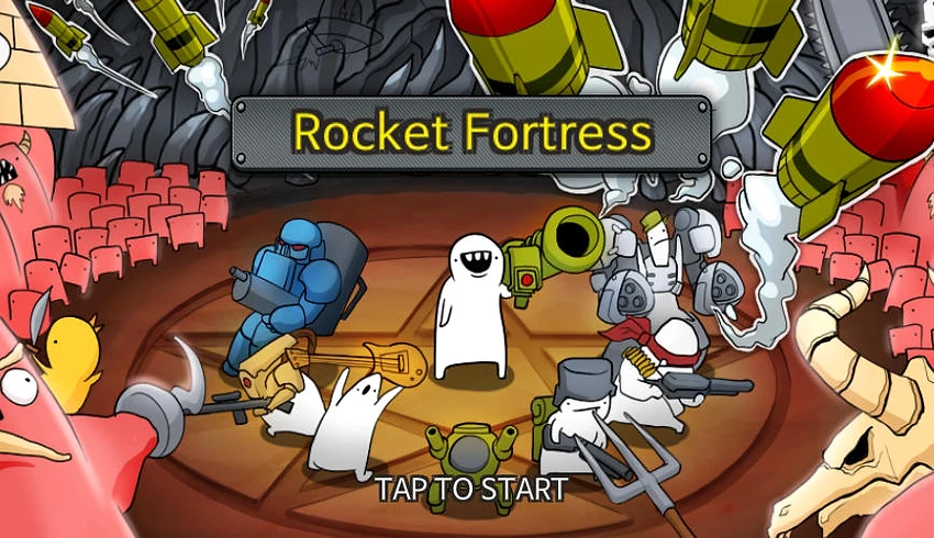 Rocket Fortress Rocket Launch - Game screenshot