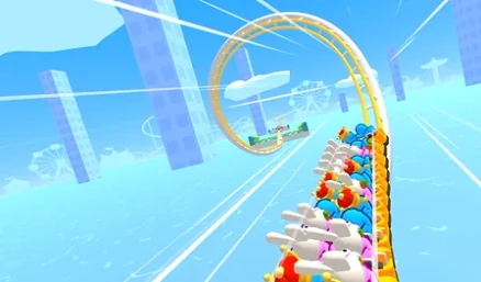 Roller Coaster Gameplay - Game screenshot