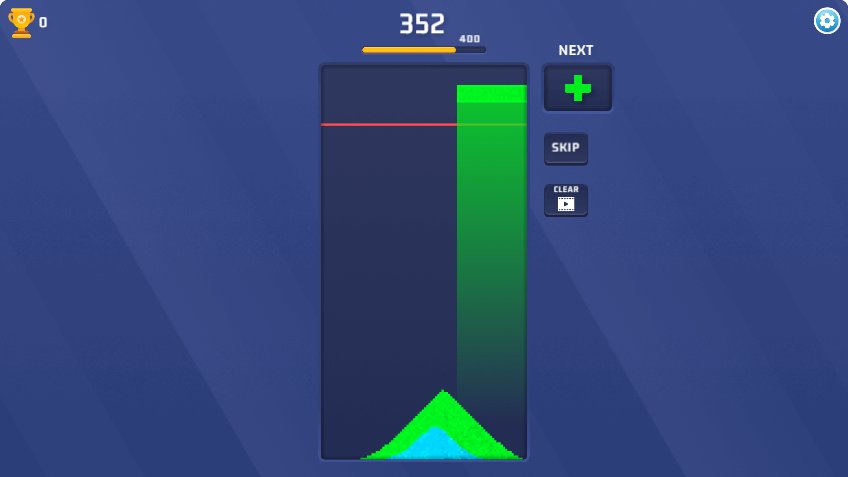 Sandtrix Line Clear Effect Sandtrix Line Clear Effect - Game screenshot