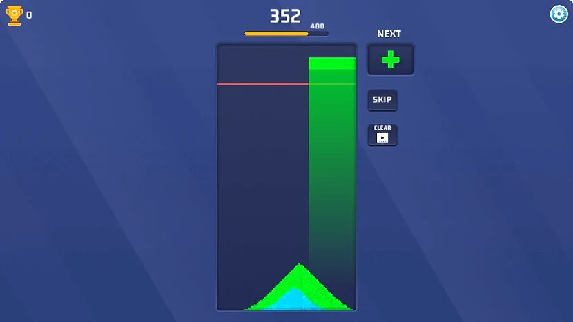 Sandtrix Line Clear Effect Sandtrix Line Clear Effect - Game screenshot