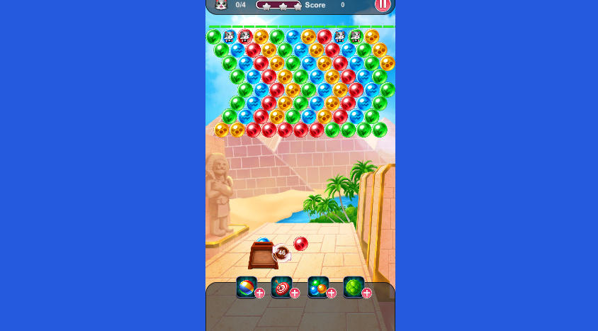Save The Cats Bubble Shooter Mission Complete Save The Cats Bubble Shooter Mission Complete - Game screenshot