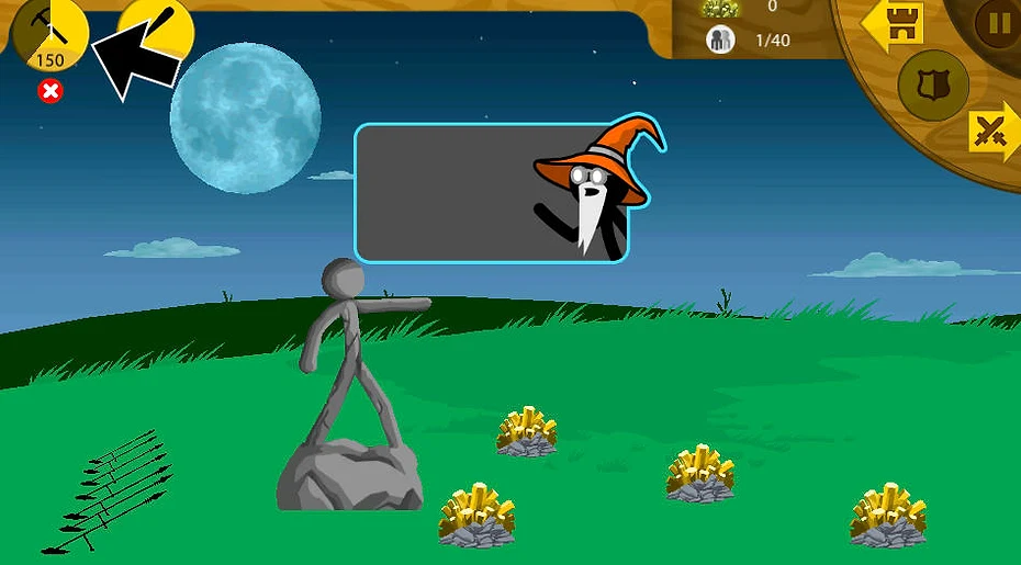 Stickman Empires Building Gameplay Stickman Empires Building Gameplay - Game screenshot