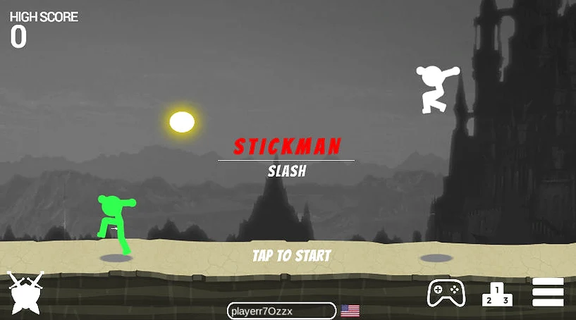 Stickman Slash Obstacle Slashing Stickman Slash Obstacle Slashing - Game screenshot