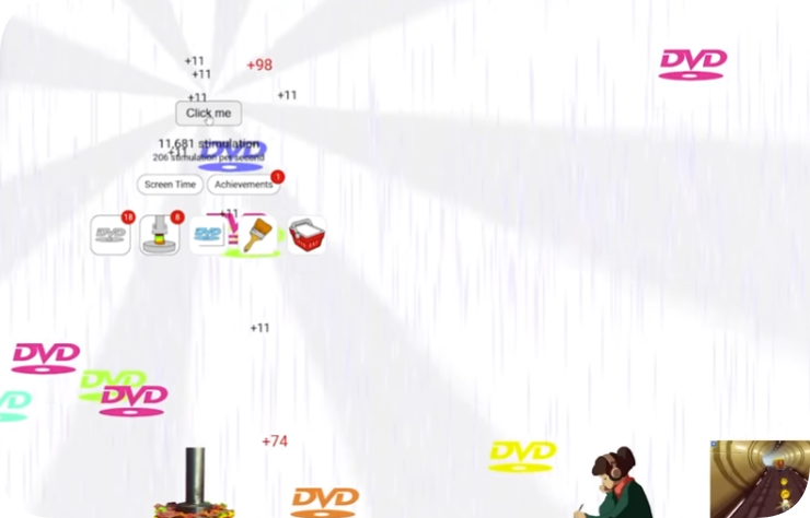 Stimulation Clicker Chaos Stimulation Clicker Chaos - Game screenshot