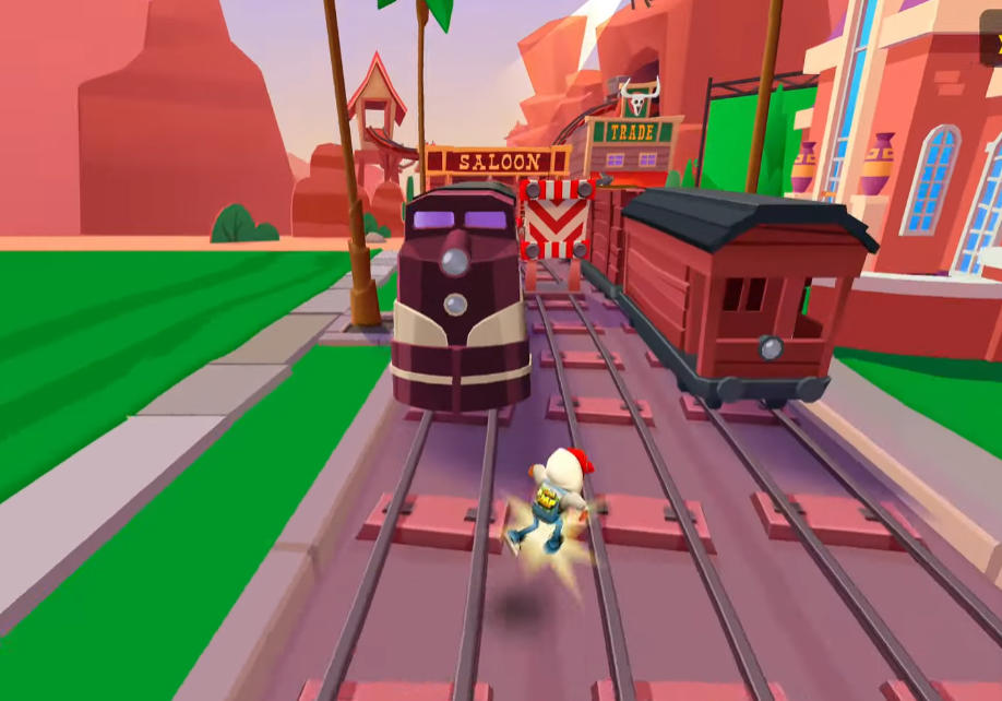 Subway Surfers Hollywood Movie Set - Game screenshot