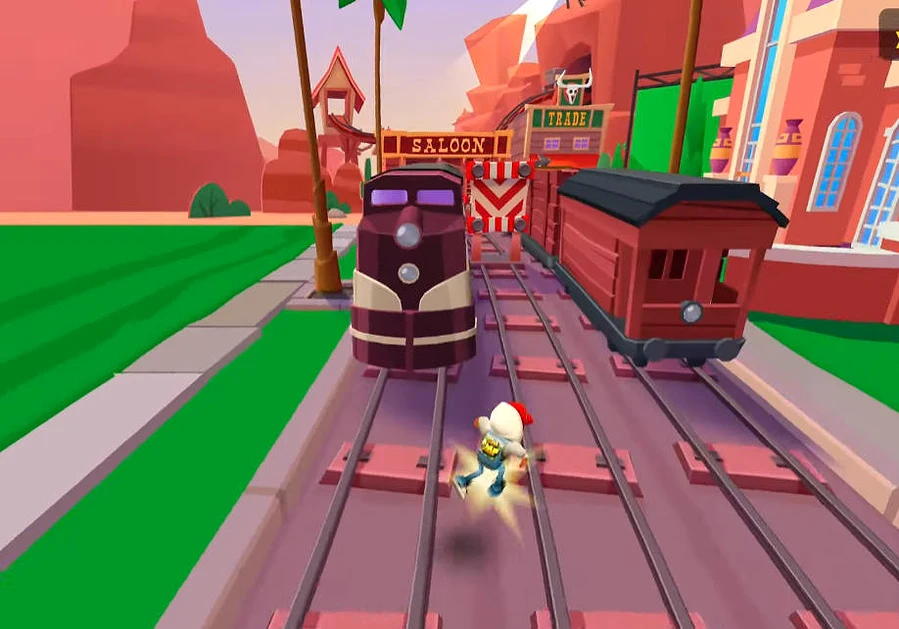 Subway Surfers Hollywood Movie Set Subway Surfers Hollywood Movie Set - Game screenshot