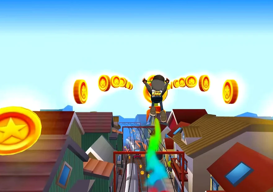 Subway Surfers Iceland Northern Lights Subway Surfers Iceland Northern Lights - Game screenshot