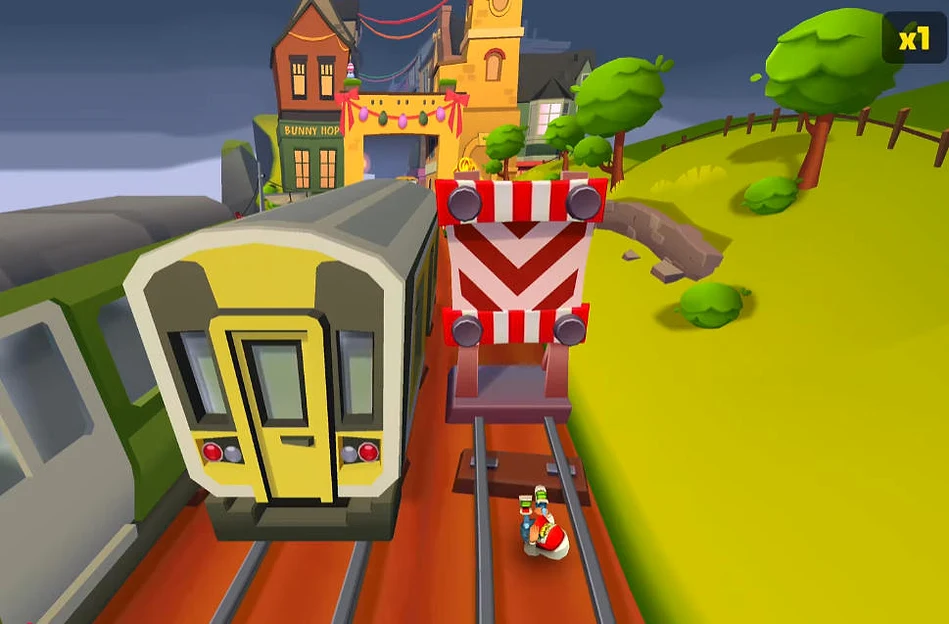 Subway Surfers Ireland Castle Background Subway Surfers Ireland Castle Background - Game screenshot