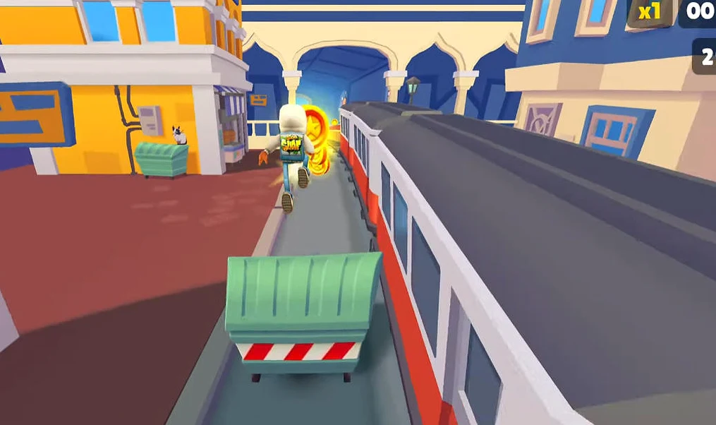 Subway Surfers Istanbul Bazaar Running Subway Surfers Istanbul Bazaar Running - Game screenshot