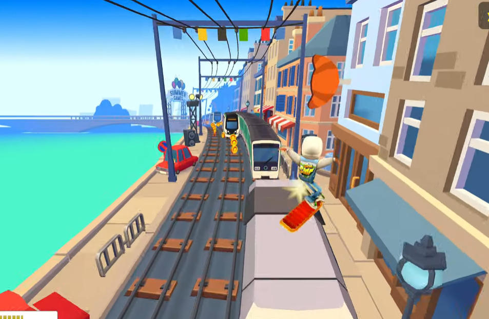 Subway Surfers Paris Eiffel Tower - Game screenshot
