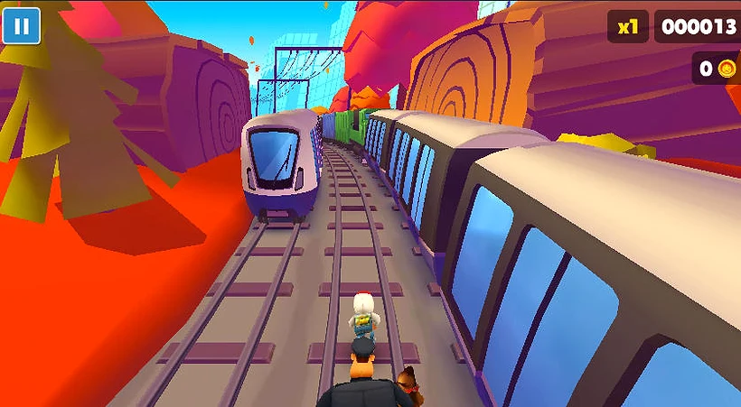 Subway Surfers Vancouver Snowy Streets Subway Surfers Vancouver Snowy Streets - Game screenshot