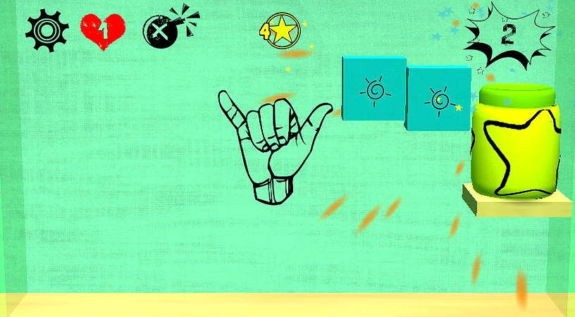 Swipe Ball Obstacle Navigation - Game screenshot