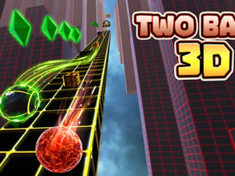 Two Ball 3d Dark Gameplay - Game screenshot