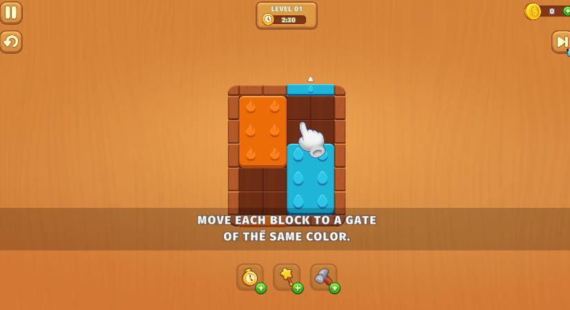 Wood Color Block Puzzle Board Wood Color Block Puzzle Board - Game screenshot